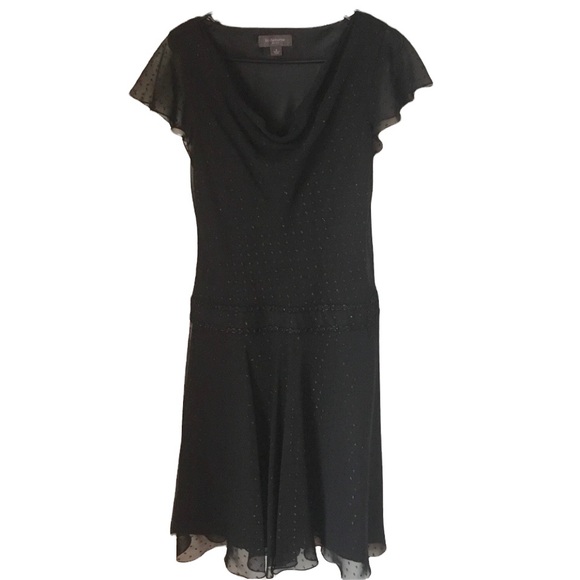 LIZ CLAIBORNE Feminine, Graceful Black Dress 👗 - Picture 2 of 15